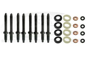 Комплект шайба (4шт)+ сальник втулка (4шт) + прокладка винт (8шт) форсунки Citroen Berlingo 1.6HDI