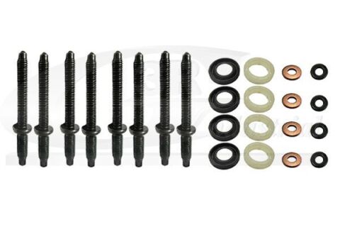 Комплект шайба (4шт)+ сальник втулка (4шт) + прокладка винт (8шт) форсунки Citroen Berlingo 1.6HDI