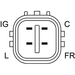 Генератор (14В, 80А, новий із заставою) SUZUKI GRAND VITARA II, SPLASH, SWIFT III, SWIFT IV 1.0-2.0 04.05-