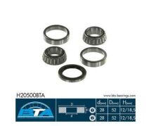 Комплект подшипника колеса задний левый/правый (28x52x18,5) HYUNDAI ACCENT, ACCENT I, LANTRA II, PONY, PONY / EXCEL 1.3-2.0 10.89-10.00