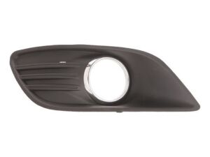 Решітка бампера передній лівий (з отвором для галогенних фар, хром) FORD FOCUS II 02.08-09.12