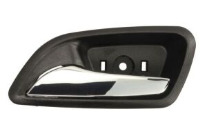 Ручка двери задняя/передняя левая (внутренняя, хром/черный) CHEVROLET CRUZE, LACETTI/NUBIRA DAEWOO 05.03-09.15