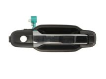 Ручка дверей передній правий (зовнішній, з отвором для замка, хром/під фарбування) KIA SORENTO I JC 08.02-12.11