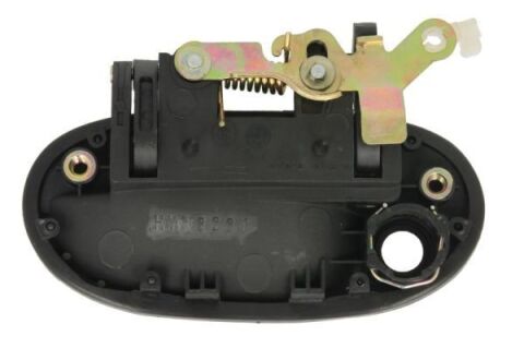 Ручка двери передний правый (внешний, с отверстием для замка, черная текстура) HYUNDAI ACCENT I 10.94-12.97