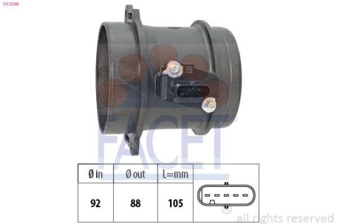 Датчик масової витрати повітря Датчик масової витрати повітря