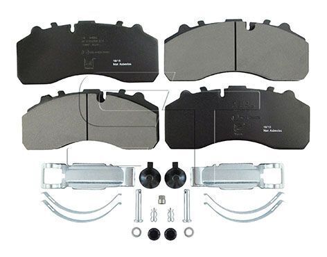 Дисковые тормозные колодки, комплект (с РМК), 29059/29061/29087/29108/29163/29179/29202/29278 WVA