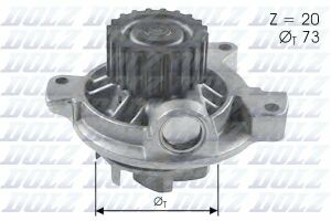 Водяной насос A6/LT/T4/Crafter 2.4D/2.5TDI (20z)