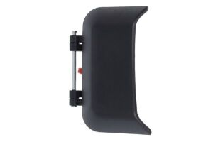 Ручка дверей задній лівий (зовнішній, чорний грунт) DODGE CALIBER  JEEP COMPASS, PATRIOT 06.06-12.17