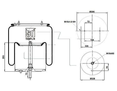 Подушка амортизуюча 6700 N P01 (зі стаканом)