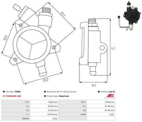Насос вакуумний