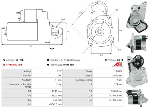 Стартер Renault Megane 1.2 TCe 12-/Smart Fortwo (453) 0.9-1.0 14- (12V/1.0kw) (z=11) Стартер Renault Megane 1.2 TCe 12-/Smart Fortwo (453) 0.9-1.0 14- (12V/1.0kw) (z=11)