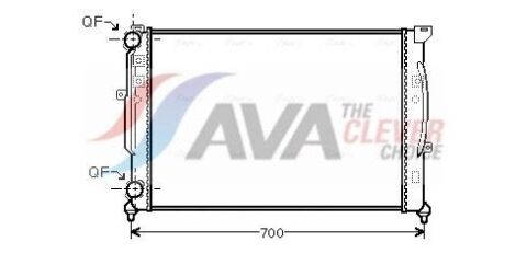 Радіатор охолодження SKODA SUPERB (2002) 1.9 TDI Радіатор охолодження SKODA SUPERB (2002) 1.9 TDI
