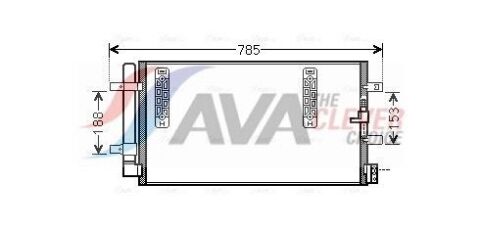 Радіатор кондиціонера AUDI A4 B8 (2008) A4 2.0 TDI