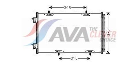 Радіатор кондиціонера PEUGEOT 301 (2013) 1.2 VTI