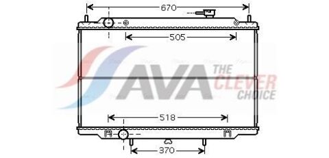 Радиатор охлаждения NISSAN PICK UP (D22) (1997) 2.5 DCI Радиатор охлаждения NISSAN PICK UP (D22) (1997) 2.5 DCI
