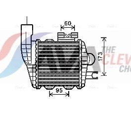 Інтеркулер TUCSON/SPORTAGE 20D 04-08 (Ava) Інтеркулер TUCSON/SPORTAGE 20D 04-08 (Ava)