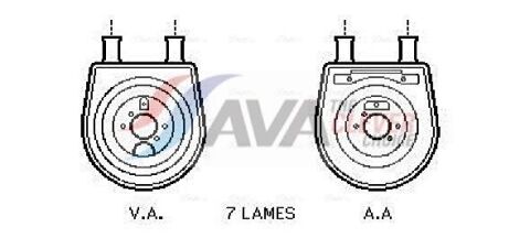 Олійний радіатор HYUNDAI ACCENT ADMIRE (2000) 1.5 TCI Олійний радіатор HYUNDAI ACCENT ADMIRE (2000) 1.5 TCI