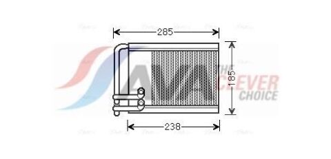 Радиатор отопления HYUNDAI Sonata V (NF) (выр-во AVA)
