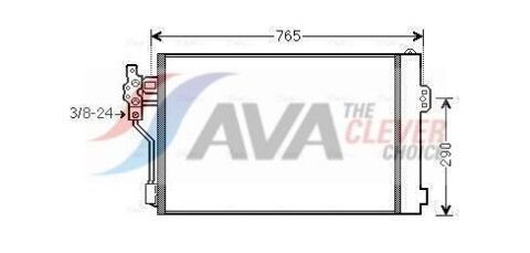 Радиатор кондиционера MERCEDES-BENZ VITO-SERIES W639 (2004) VITO 109 2.2 CDI