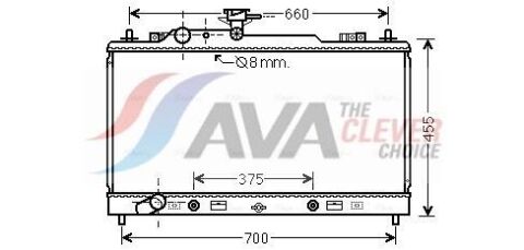 Радіатор охолодження MAZDA 6 (2008) 2.0