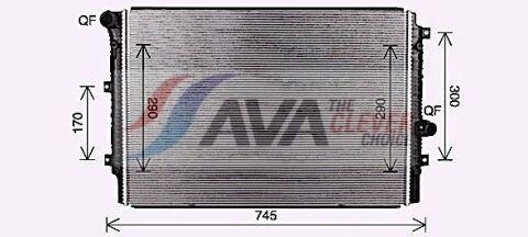 Радіатор охолодження SKODA YETI (2009) 2.0 TDI Радіатор охолодження SKODA YETI (2009) 2.0 TDI