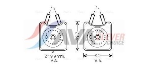Олійний радіатор VARIOUS AUDI/VW/SKODA (AVA) Олійний радіатор VARIOUS AUDI/VW/SKODA (AVA)
