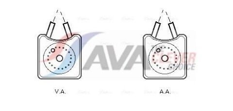 Радіатор масляний VARIOUS AUDI/VW/SEAT/FORD (Ava) Радіатор масляний VARIOUS AUDI/VW/SEAT/FORD (Ava)