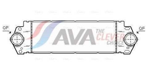 Інтеркулер TRANSP T5 TDi MT/AT 03-(AVA) Інтеркулер TRANSP T5 TDi MT/AT 03-(AVA)