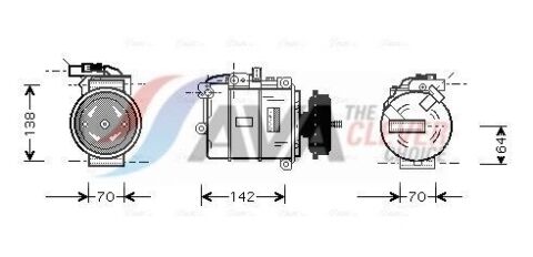 Компресор кондиціонера VW CARAVELLE (2003) 2.5 TDI Компресор кондиціонера VW CARAVELLE (2003) 2.5 TDI