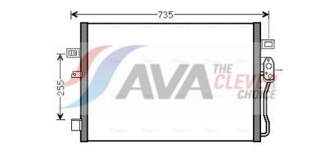 Радіатор кондиціонера DODGE JOURNEY (2009) 2.0 CRD Радіатор кондиціонера DODGE JOURNEY (2009) 2.0 CRD