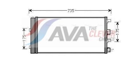 Радиатор кондиционера DACIA DUSTER (2010) 1.5 DCI Радиатор кондиционера DACIA DUSTER (2010) 1.5 DCI