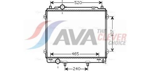 Радиатор охлаждения HYUNDAI TERRACAN (2001) 2.9 CRDI