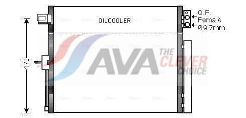 Радіатор кондиціонера JEEP GRAND CHEROKEE (2010) 3.6 VVT