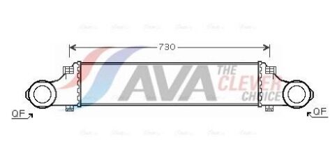 Интеркулер MERCEDES-BENZ E-SERIES W211 (2002) E280 3.2 CDI