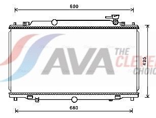 Радиатор охлаждения MAZDA 6 (GJ) (12-) (Ava)