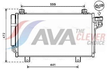 Радіатор кондиціонера Mazda 3/6 13+ (Ava) Радіатор кондиціонера Mazda 3/6 13+ (Ava)