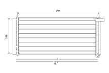 Радиатор кондиционера Panamera 3.0/3.6/4.8 09-16