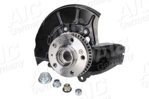 Кулак поворотный в сборе передний правый со ступицей и кожухом