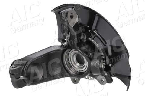 Кулак поворотный в сборе передний правый со ступицей и кожухом