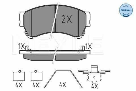 Колодки тормозные (передние) Mazda 6 07-13