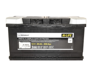 Акумулятор Renault Original L5 95Ah 850A R+ (353х75x190)