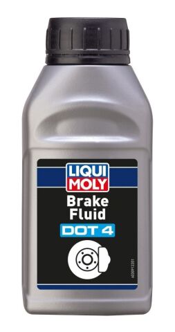 Гальмівна рідина LIQUI MOLY Bremsflussigkeit DOT4, 0,25 літра Гальмівна рідина LIQUI MOLY Bremsflussigkeit DOT4, 0,25 літра
