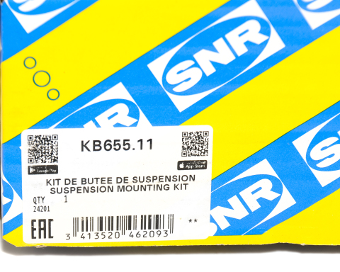 Подушка амортизатора (переднього) + підшипник Renault Trafic 01-