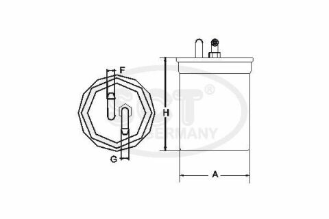Фільтр палива