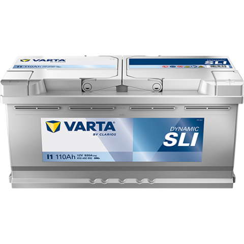 Аккумулятор VARTA 12 В 110Ач./920А (EN) Dynamic SLI (R+) 393x175x190 B13 - монтажный фланец 10.5мм (пусковой)