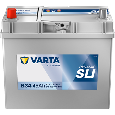 Аккумулятор VARTA 12 В 45Ач./330А (EN) Dynamic SLI (L+) 238x129x227 B00 - без монтажного фланца (пусковой)