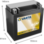 Аккумулятор VARTA 12 В 13Агод./200А AGM AUXILIARY (L+) 150x87x146 B00 - без монтажного фланца, фото 2 - интернет-магазин Auto-Mechanic