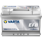Акумулятор VARTA 12В 65Агод./650А (EN) Dynamic EFB  START&STOP EFB (R+) 278x175x175 B13 - монтажний фланець 10.5мм