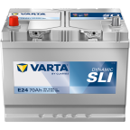 Аккумулятор VARTA 12 В 70Ач./630А (EN) Dynamic SLI (L+) 261x175x220 B01 - монтажный фланец 10.5мм (пусковой)