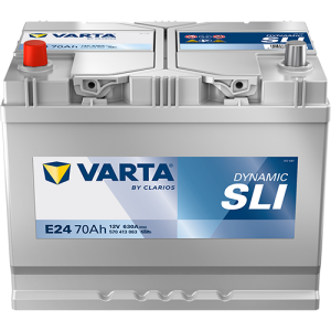 Акумулятор VARTA 12В 70Агод./630А (EN) Dynamic SLI (L+) 261x175x220 B01 - монтажний фланець 10.5мм (пусковий)